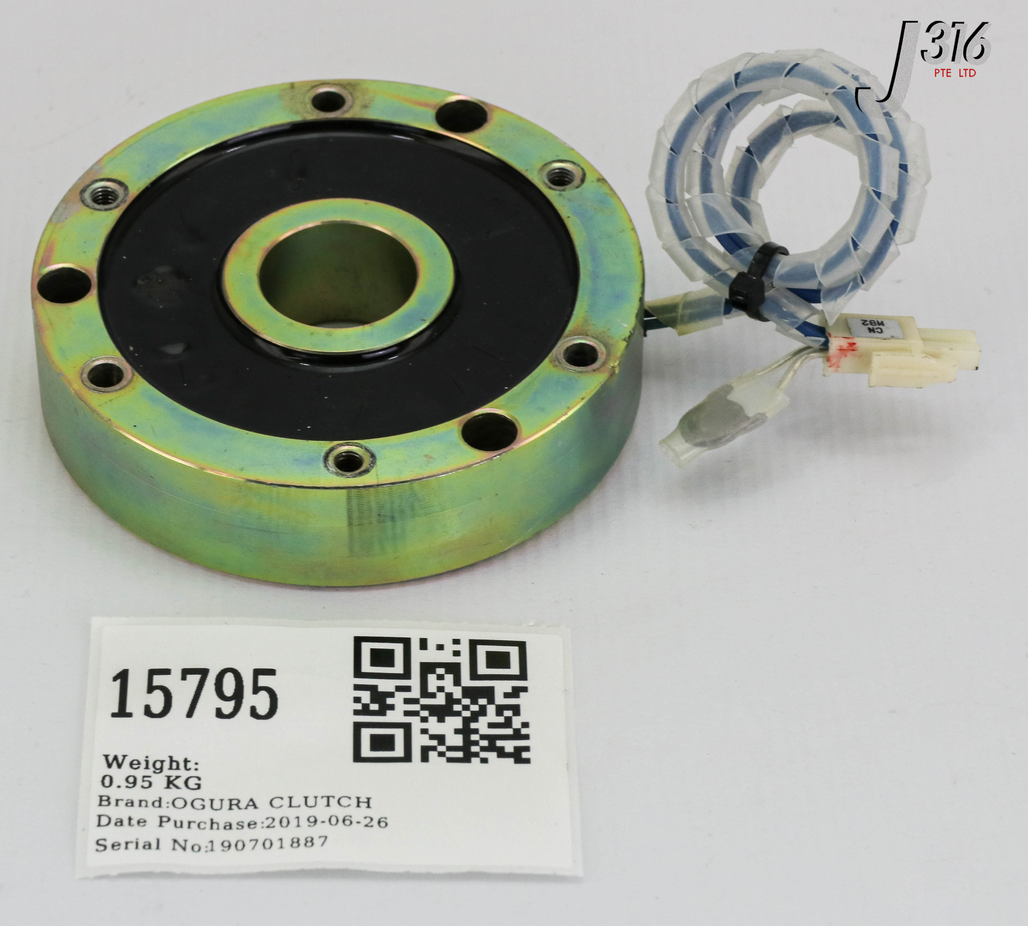 オブ様 15795 OGURA CLUTCH ELECTROMAGNETIC BRAKE CLUTCH (PARTS) RNB 1.2G